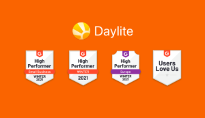 Daylite Awarded High Performer in Multiple Categories for Winter 2021